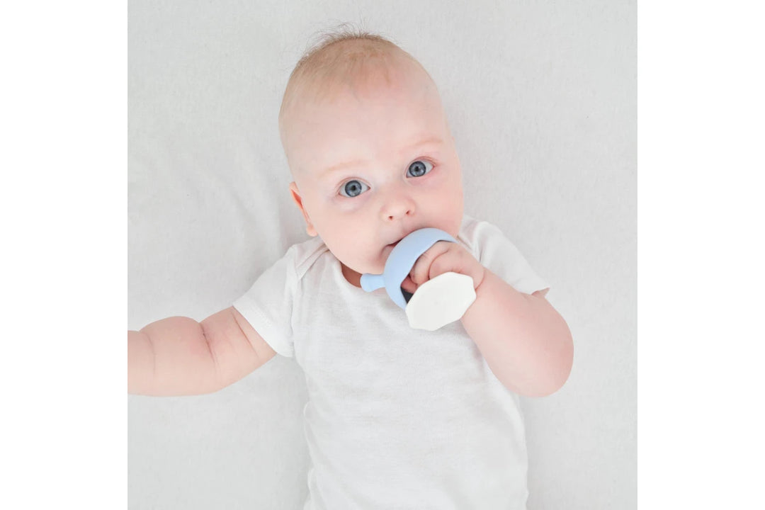 Mombella Teething Mushroom Light Blue