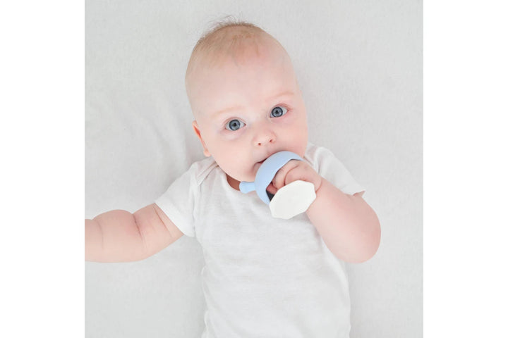 Mombella Teething Mushroom Light Blue