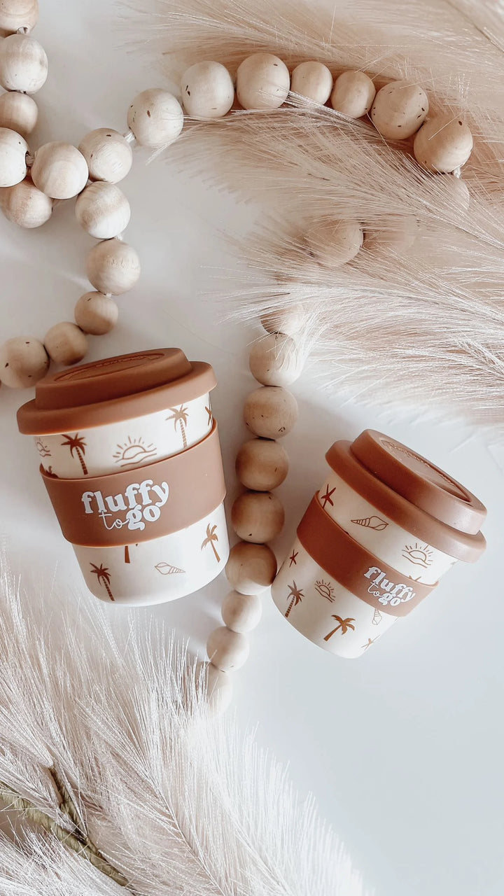 Reusable Hot Choccy Cup 235ml Palm Tree Vibes