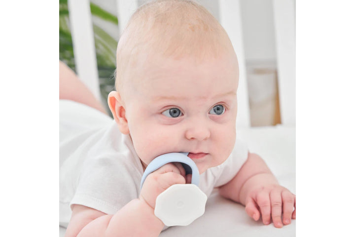 Mombella Teething Mushroom Light Blue