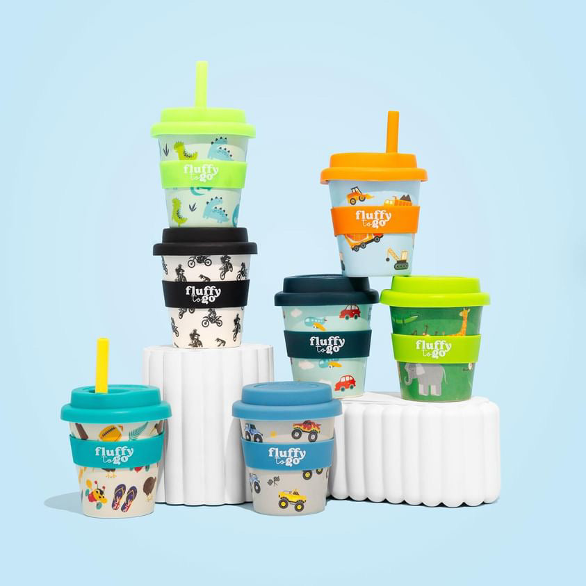 Reusable Hot Choccy Cup 235ml Palm Tree Vibes