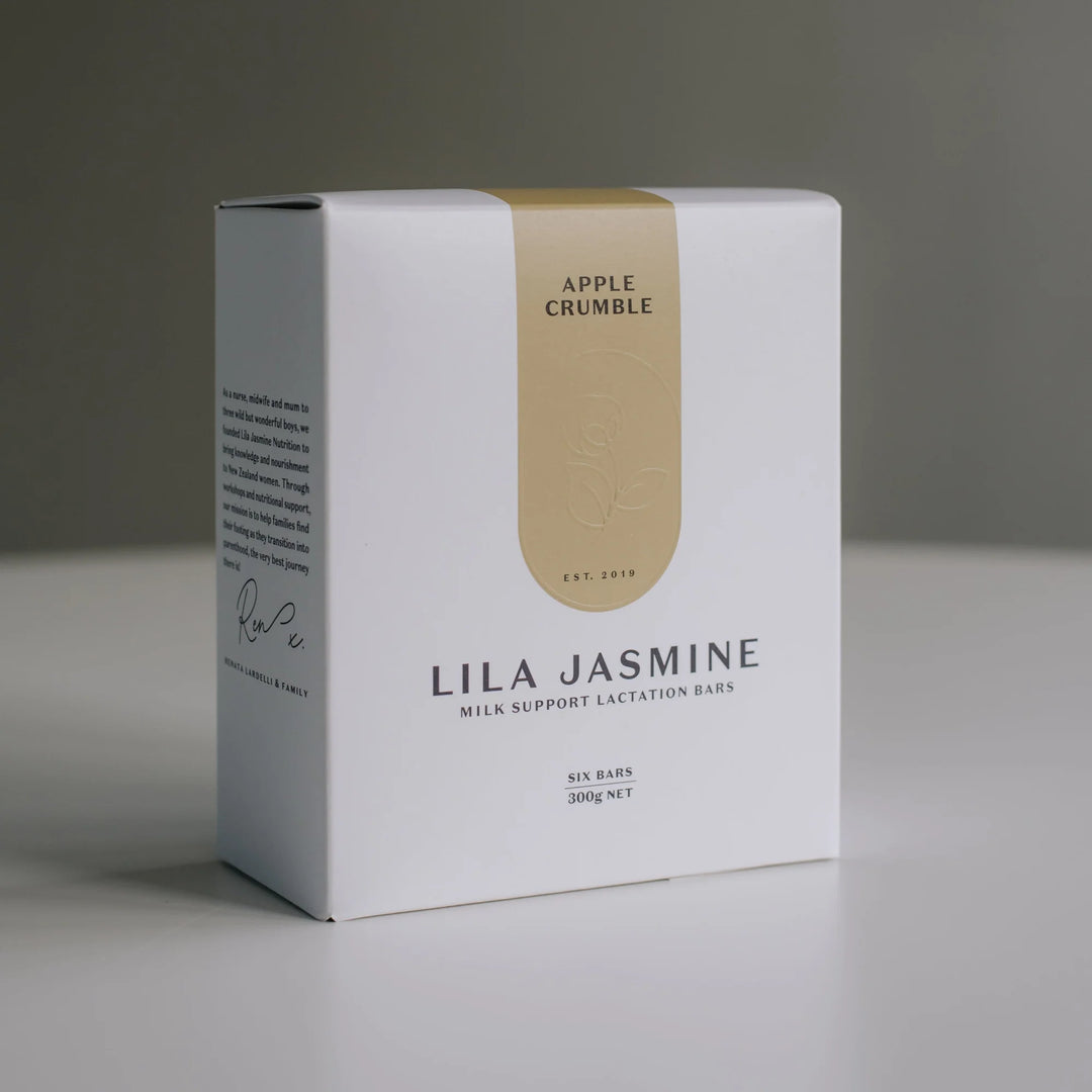 Lila Jasmine Lactation Bars Apple Crumble
