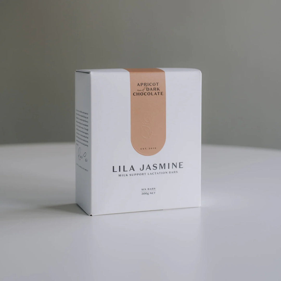 Lila Jasmine Lactation Bars Apricot & Dark Chocolate