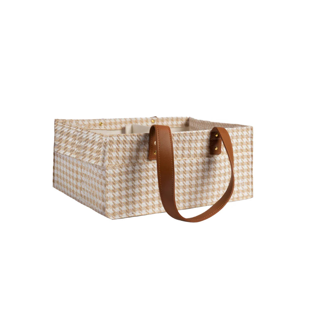 Bunnie Caddie Houndstooth Tan
