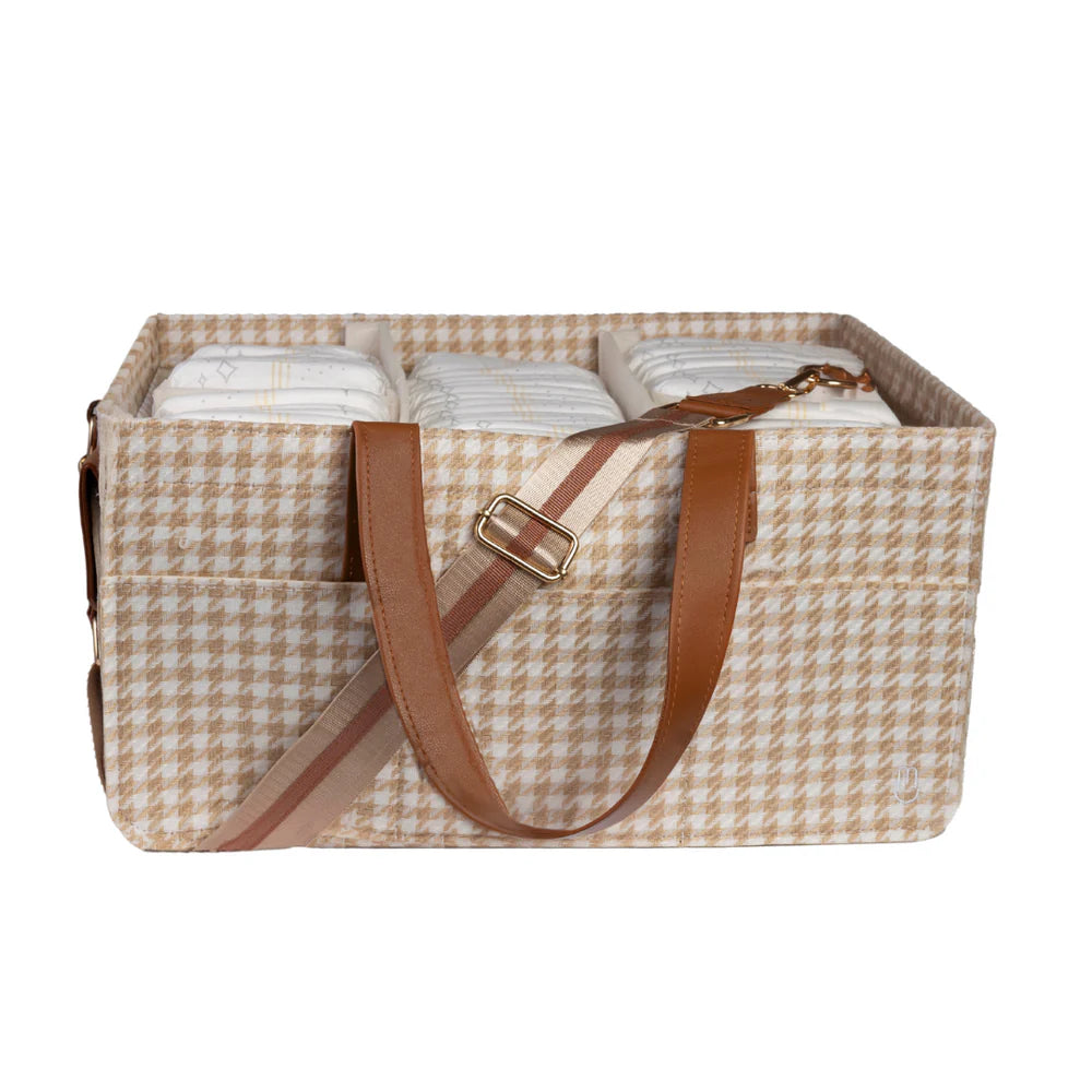 Bunnie Caddie Houndstooth Tan