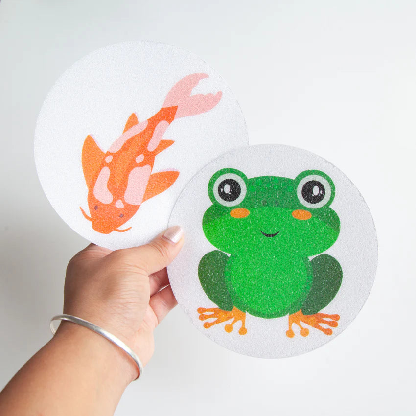 Slip-Safe Bath Spots Garden Pond