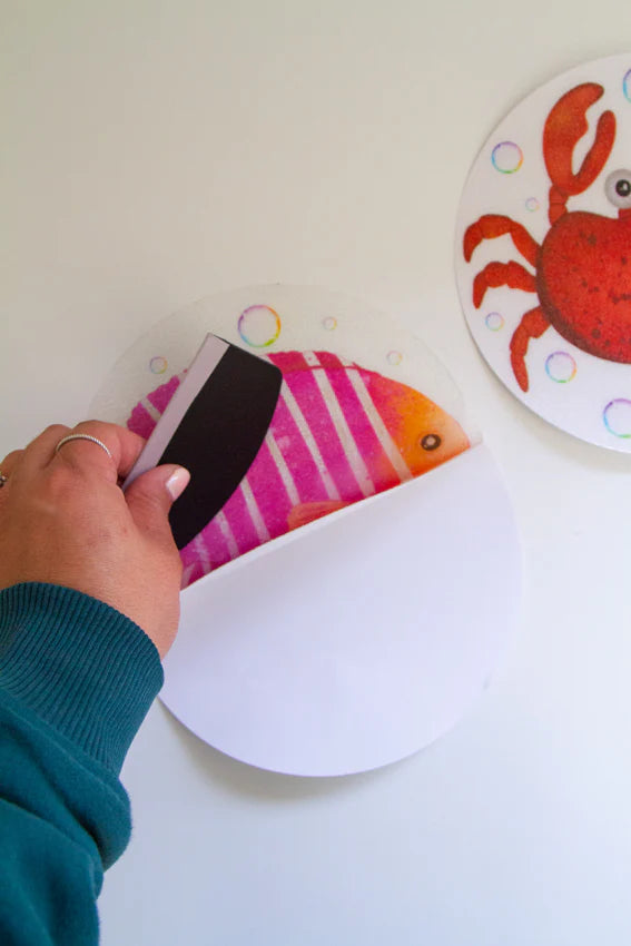 Slip-Safe Bath Spots Ocean Friends