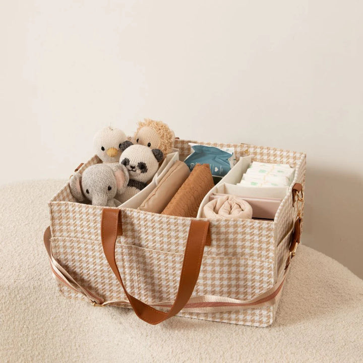 Bunnie Caddie Houndstooth Tan