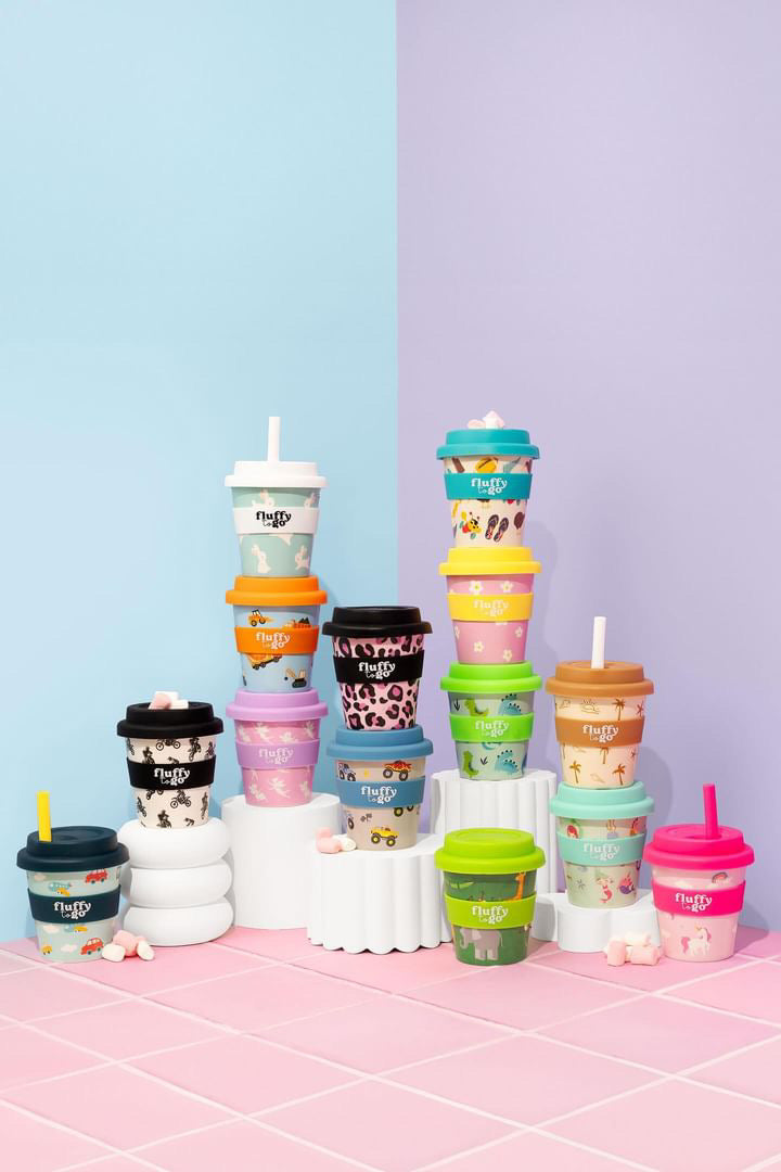 Reusable Hot Choccy Cup 235ml Palm Tree Vibes