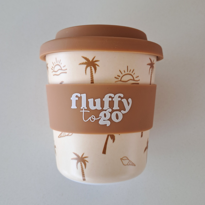 Reusable Hot Choccy Cup 235ml Palm Tree Vibes