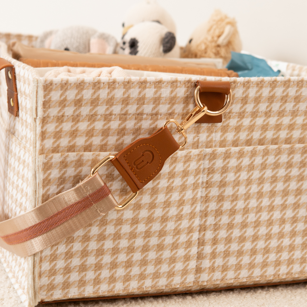 Bunnie Caddie Houndstooth Tan