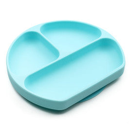 Silicone Grip Dish Light Blue