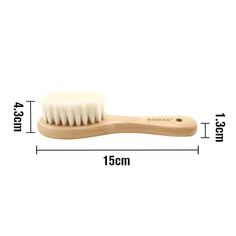 Haakaa Goats Wool Wooden Hair brush
