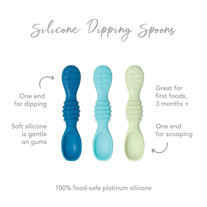 Bumkins Silicone Spoon 3pk