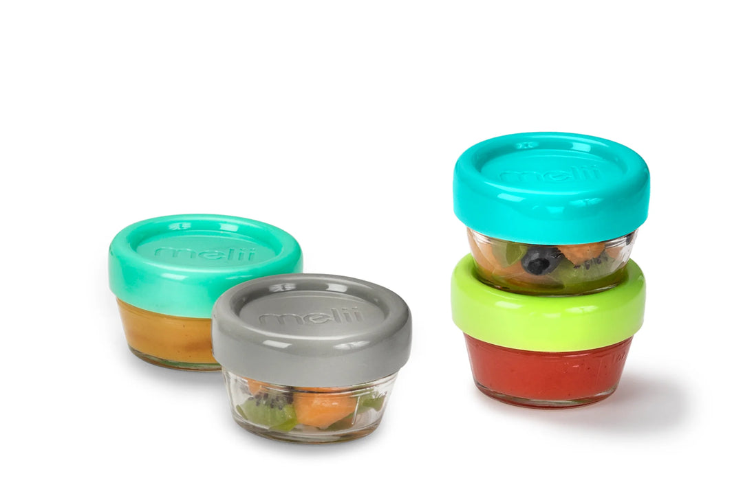 Melii Glass Food Container 2oz 6pack