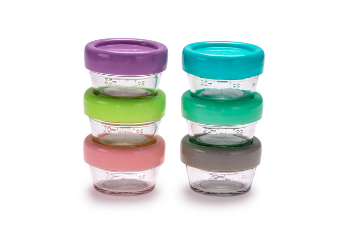 Melii Glass Food Container 2oz 6pack
