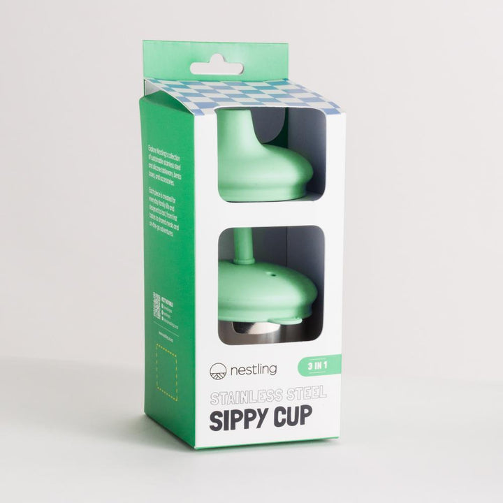 Nestling Stainless Insulated Sippy & Straw Cup