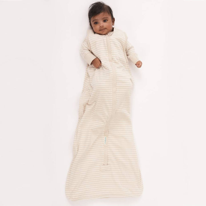 3 Seasons Front Zip Merino/Organic Cotton Sleeping Bag Dune