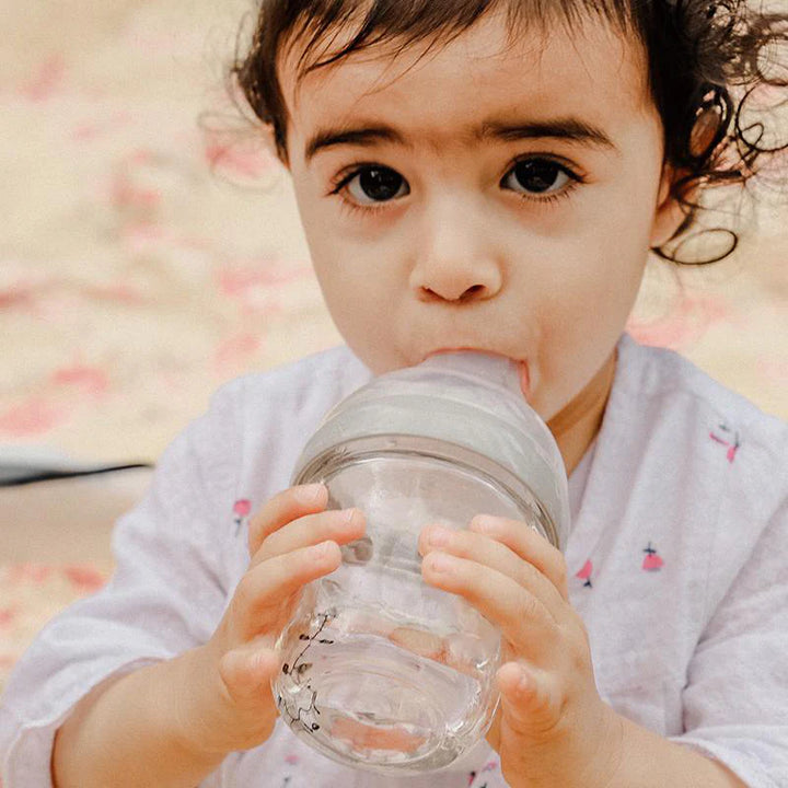 Gen 3 Glass Baby Bottle 120ml Grey