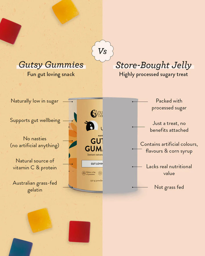 Nutra Organics Gutsy Gummies 150g
