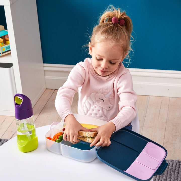 Lunch Box Indigo Rose