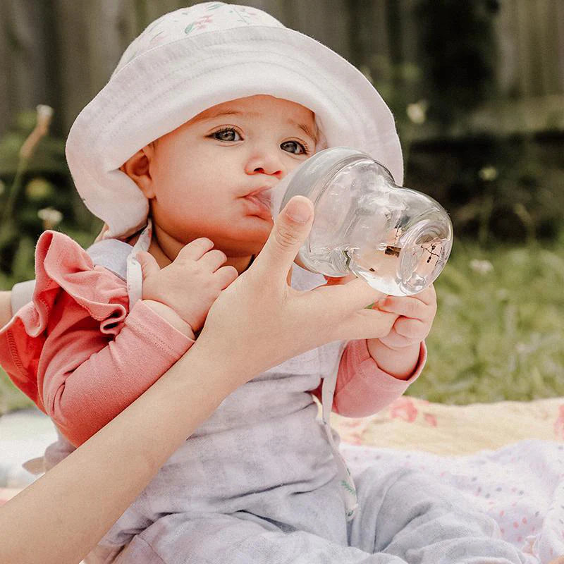Gen 3 Glass Baby Bottle 120ml Grey
