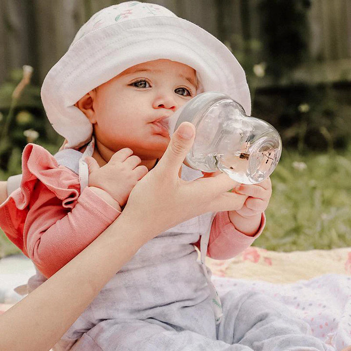Gen 3 Glass Baby Bottle 120ml Grey
