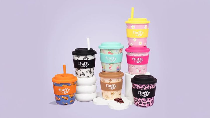 Reusable Fluffy Cup 120ml Palm Tree Vibes