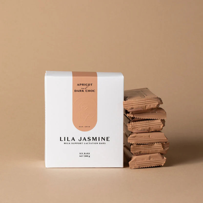 Lila Jasmine Lactation Bars Apricot & Dark Chocolate