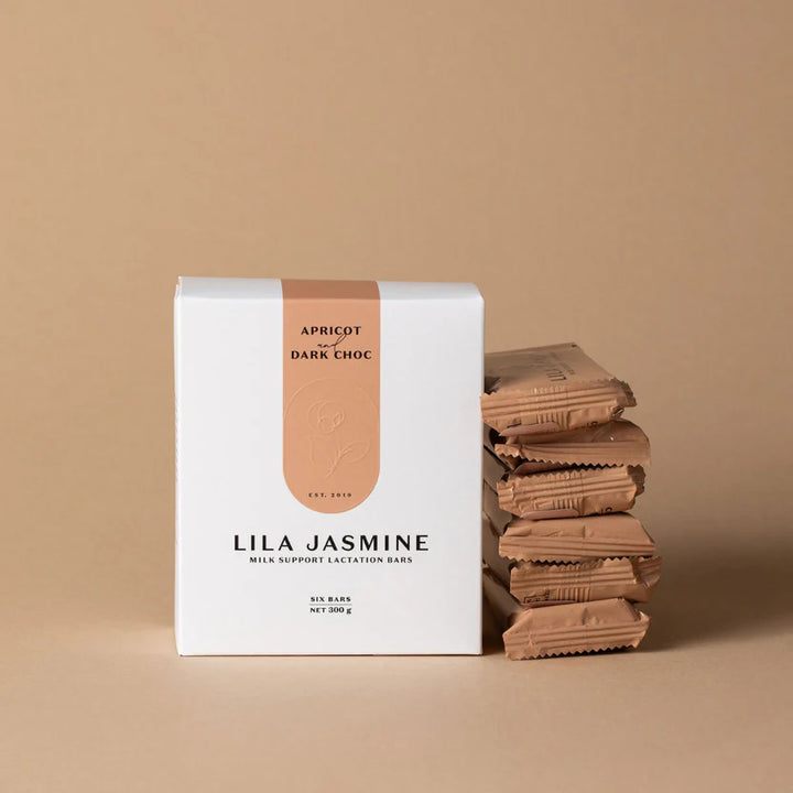 Lila Jasmine Lactation Bars Apricot & Dark Chocolate