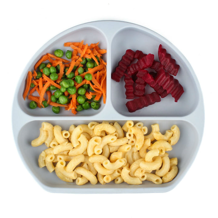 Silicone Grip Dish Grey