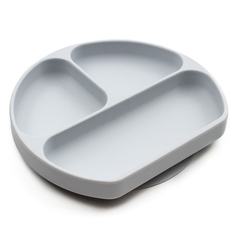 Silicone Grip Dish Grey