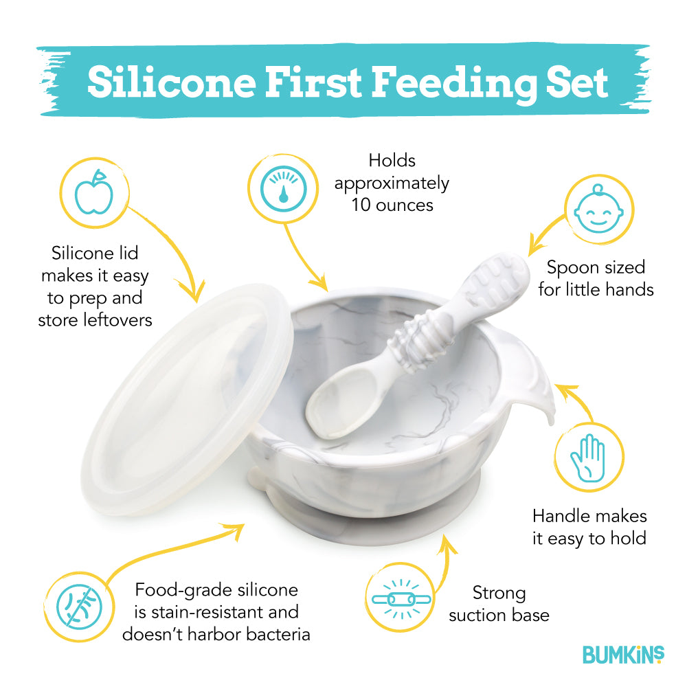 First Feeding Set Grey