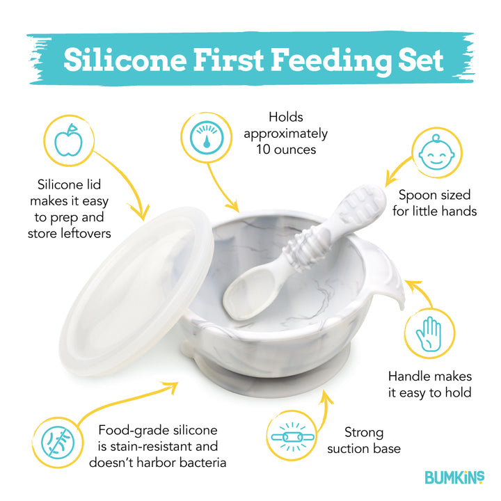 First Feeding Set Grey