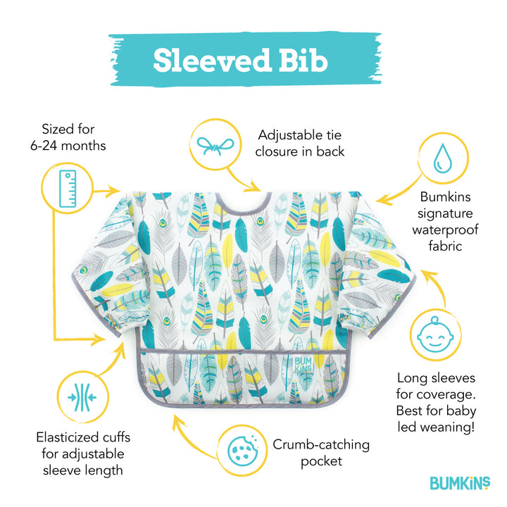 Waterproof Sleeved Bib Waterclour