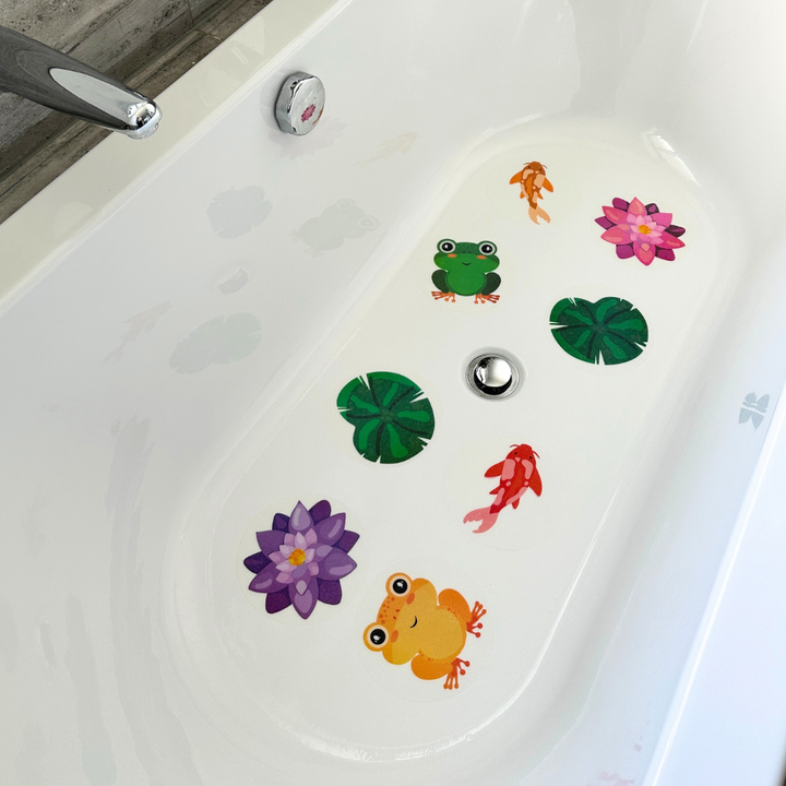 Slip-Safe Bath Spots Garden Pond