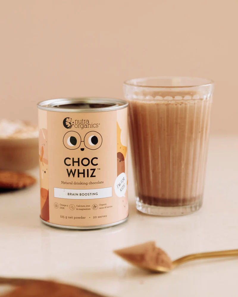 Nutra Organics Choc Whiz For Kids 125g