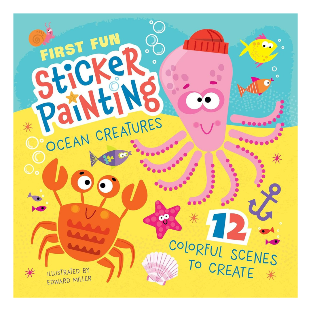 First Fun Sticker Painting: Ocean Creatures
