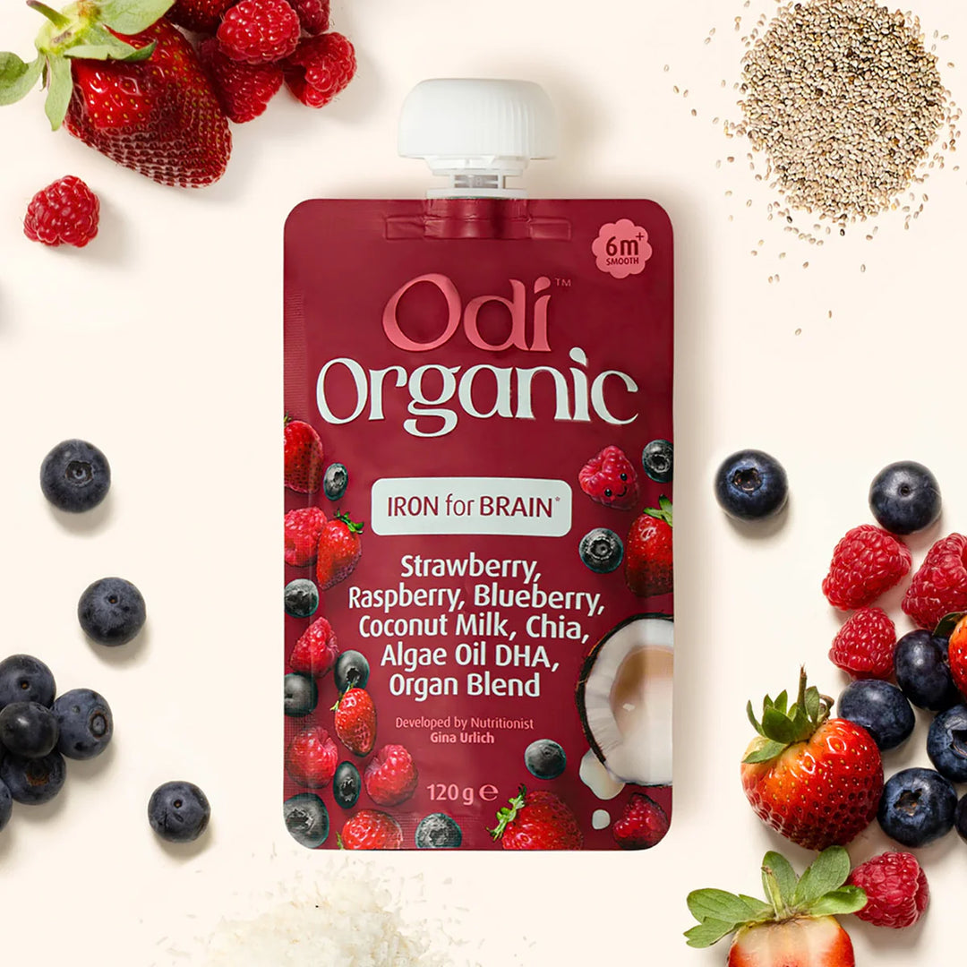 Odi Organic Berry And Coconut Puree Pouch