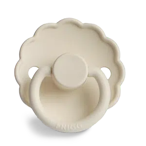 6 Pack Round Silicone Pacifiers Cinnamon Charm