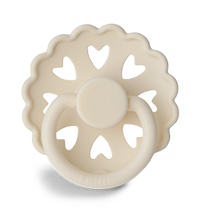 6 Pack Round Silicone Pacifiers Cinnamon Charm