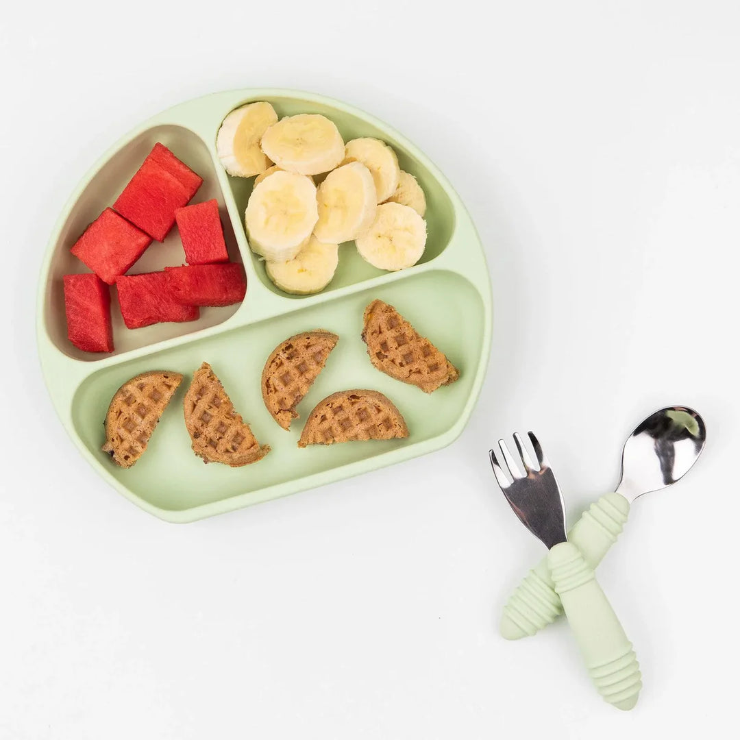 Silicone Grip Dish Sage