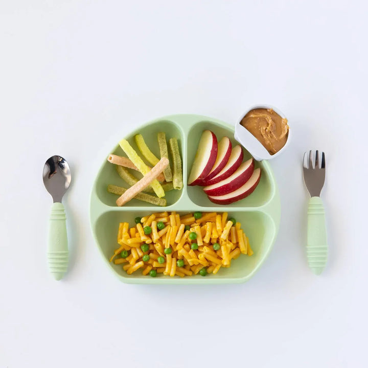 Silicone Grip Dish Sage