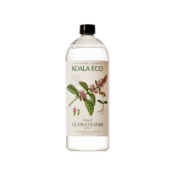 Natural Glass Cleaner Peppermint 1000ml Refill