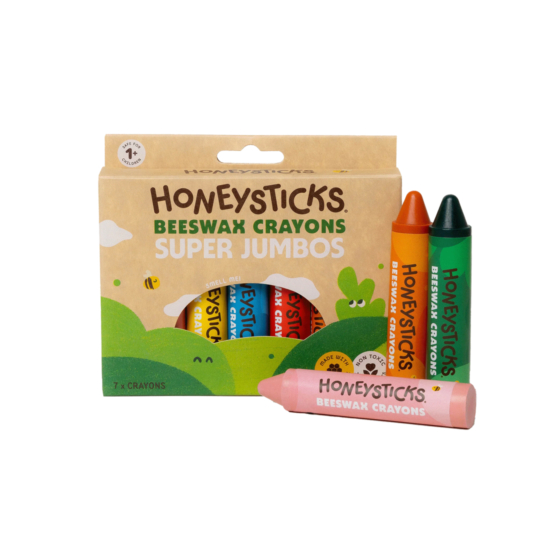 Honeysticks Beeswax Crayons Super Jumbos 7pk