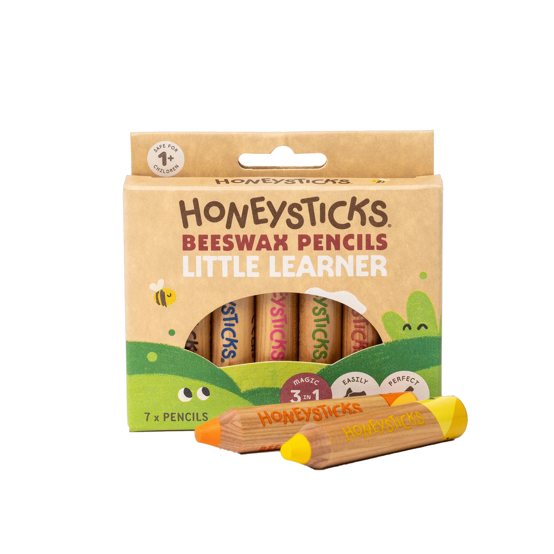 Honeysticks Magic 3-in-1 Beeswax Pencils Little Learners 7pk