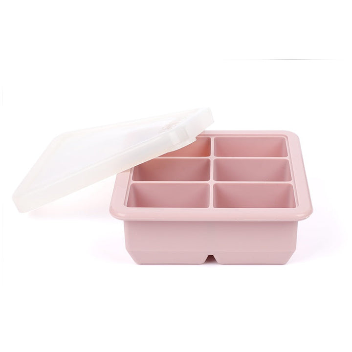 Baby Food & Breast Milk Tray Six Compartments Pea Green