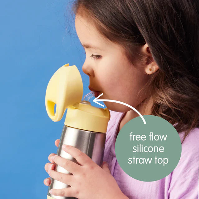 B.box Insulated Drink Bottle Straw Tops 2 Pack