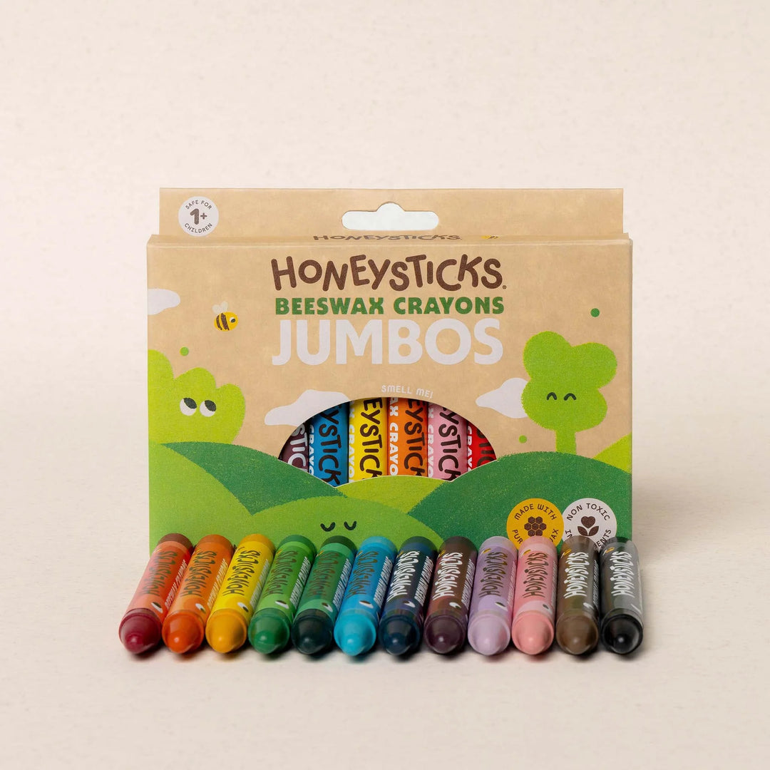 Honeysticks Beeswax Crayons Jumbos 12pk
