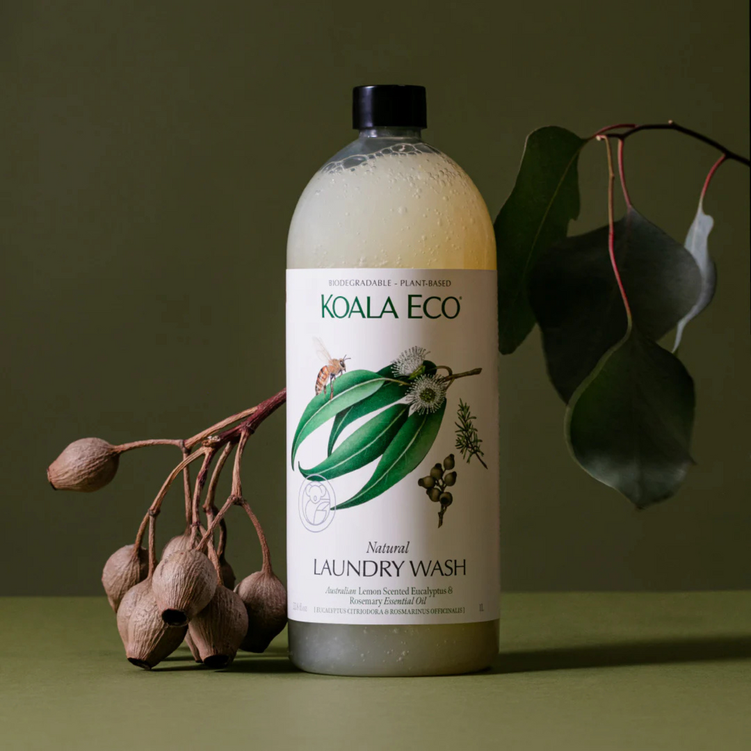 Natural Laundry Wash Lemon Scented Eucalyptus & Rosemary Refill 1000ml